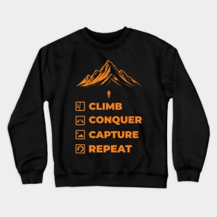 Climb Repeat Crewneck Sweatshirt